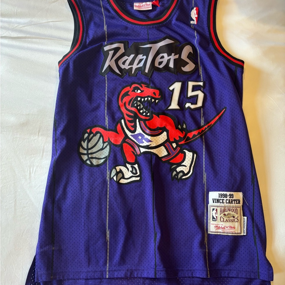 Mitchell & Ness Purple and Red Raptors Jersey - Picture 1 of 4